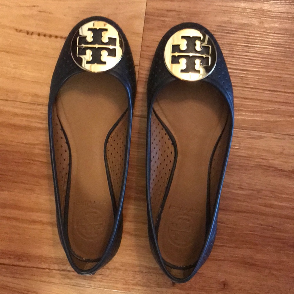 Tory Burch Perforated Reva ballet flats
